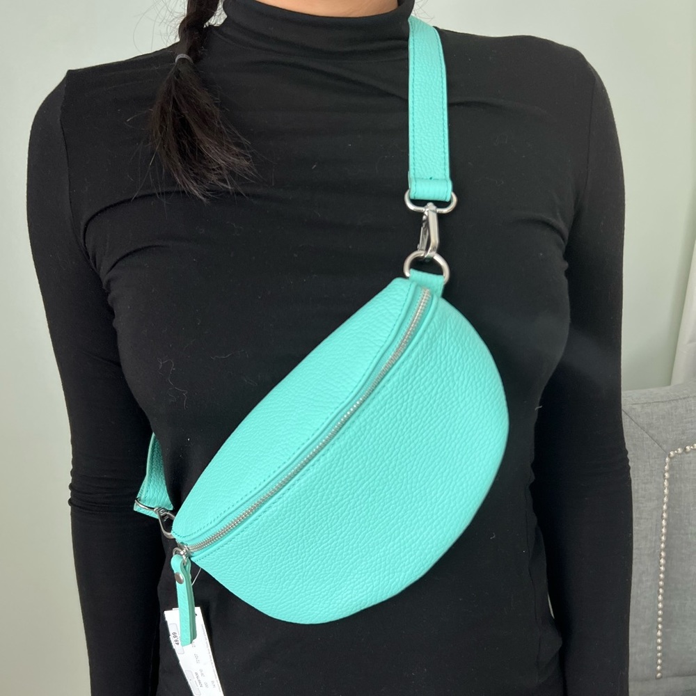 Turquoise fanny pack